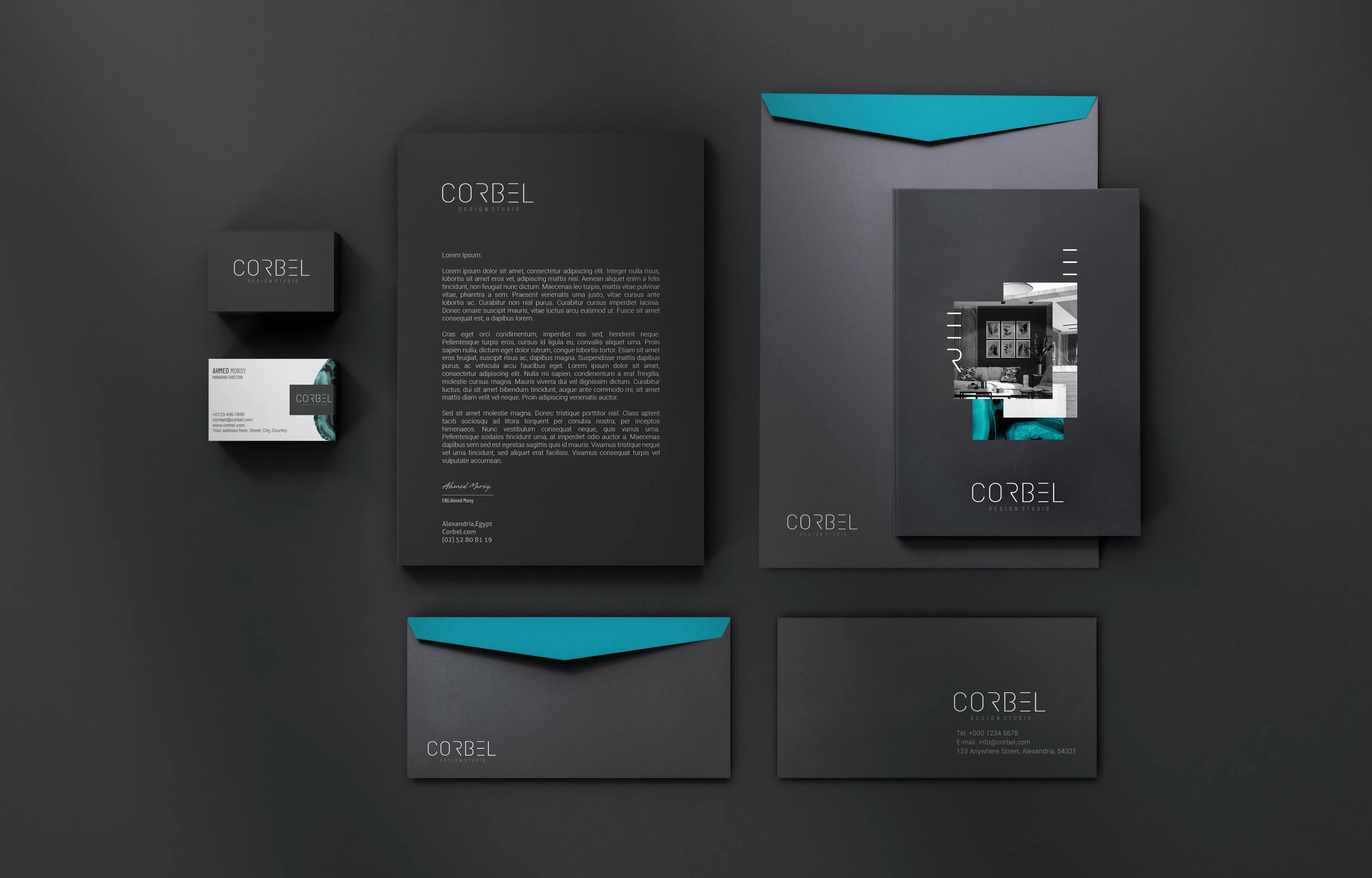 Stationery branding design
